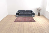 6' X 9' Brick Medallion Distressed Washable Area Rug - Homeroots - Flyclothing LLC