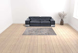 6' X 9' Ivory And Latte Medallion Distressed Washable Area Rug - Homeroots - Flyclothing LLC