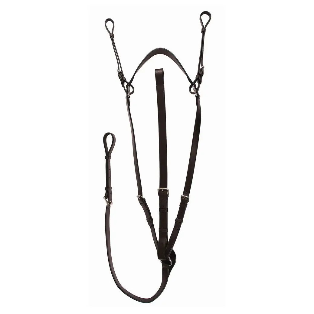Henri de Rivel Advantage Flat Breastplate Martingale with Standing Attachment - Breeches.com - Flyclothing LLC