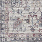 6' X 9' Grey Medallion Distressed Washable Area Rug - Homeroots - Flyclothing LLC