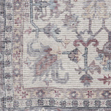 6' X 9' Grey Medallion Distressed Washable Area Rug - Homeroots - Flyclothing LLC