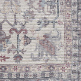 6' X 9' Grey Medallion Distressed Washable Area Rug - Homeroots - Flyclothing LLC