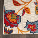 4' X 6' Multicolor Floral Stain Resistant Non Skid Area Rug - Homeroots - Flyclothing LLC