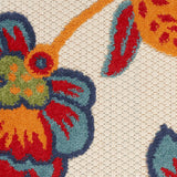 4' X 6' Multicolor Floral Stain Resistant Non Skid Area Rug - Homeroots - Flyclothing LLC