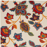 5' X 8' Multicolor Floral Stain Resistant Non Skid Area Rug - Homeroots - Flyclothing LLC