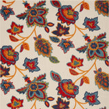 5' X 8' Multicolor Floral Stain Resistant Non Skid Area Rug - Homeroots - Flyclothing LLC