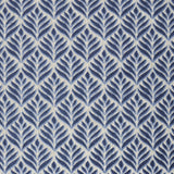 8' X 11' Blue Floral Stain Resistant Non Skid Area Rug - Homeroots
