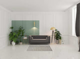 4' X 6' Charcoal Floral Stain Resistant Non Skid Area Rug - Homeroots - Flyclothing LLC