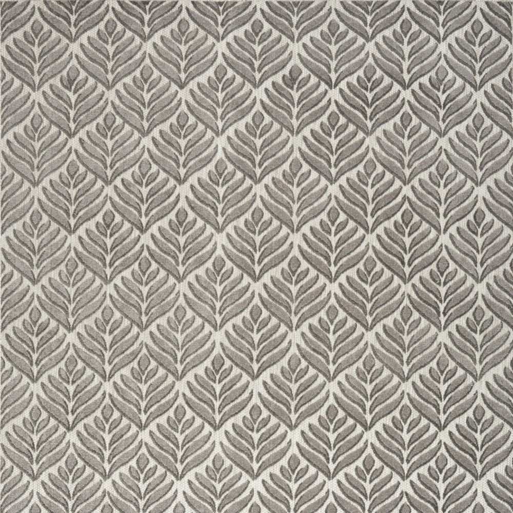 5' X 8' Charcoal Floral Stain Resistant Non Skid Area Rug - Homeroots - Flyclothing LLC