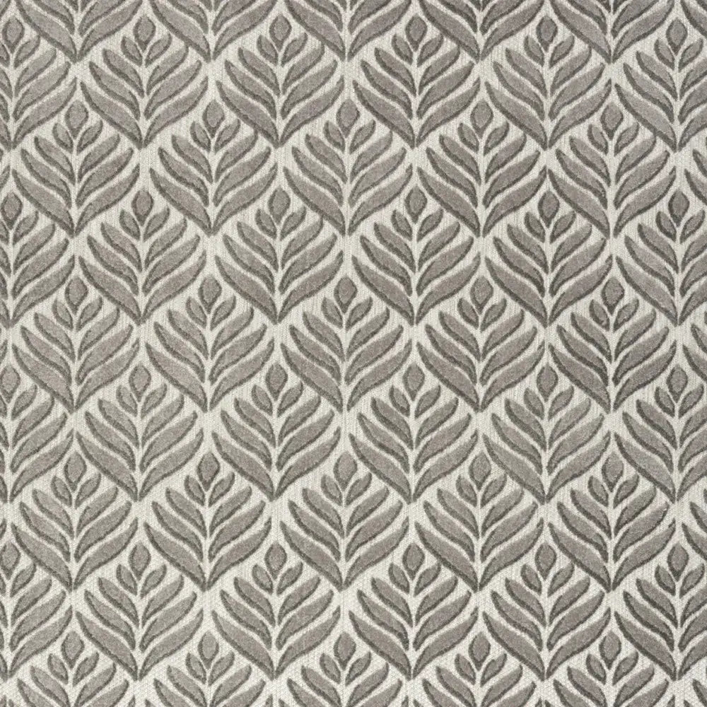5' X 8' Charcoal Floral Stain Resistant Non Skid Area Rug - Homeroots - Flyclothing LLC
