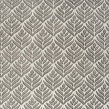5' X 8' Charcoal Floral Stain Resistant Non Skid Area Rug
