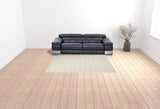 6' X 9' Ivory And Grey Floral Stain Resistant Non Skid Area Rug - Homeroots - Flyclothing LLC
