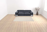 6' X 9' Ivory And Grey Floral Stain Resistant Non Skid Area Rug - Homeroots - Flyclothing LLC