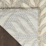 5' X 8' Ivory And Grey Floral Stain Resistant Non Skid Area Rug - Homeroots - Flyclothing LLC