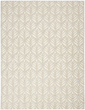 5' X 8' Ivory And Grey Floral Stain Resistant Non Skid Area Rug