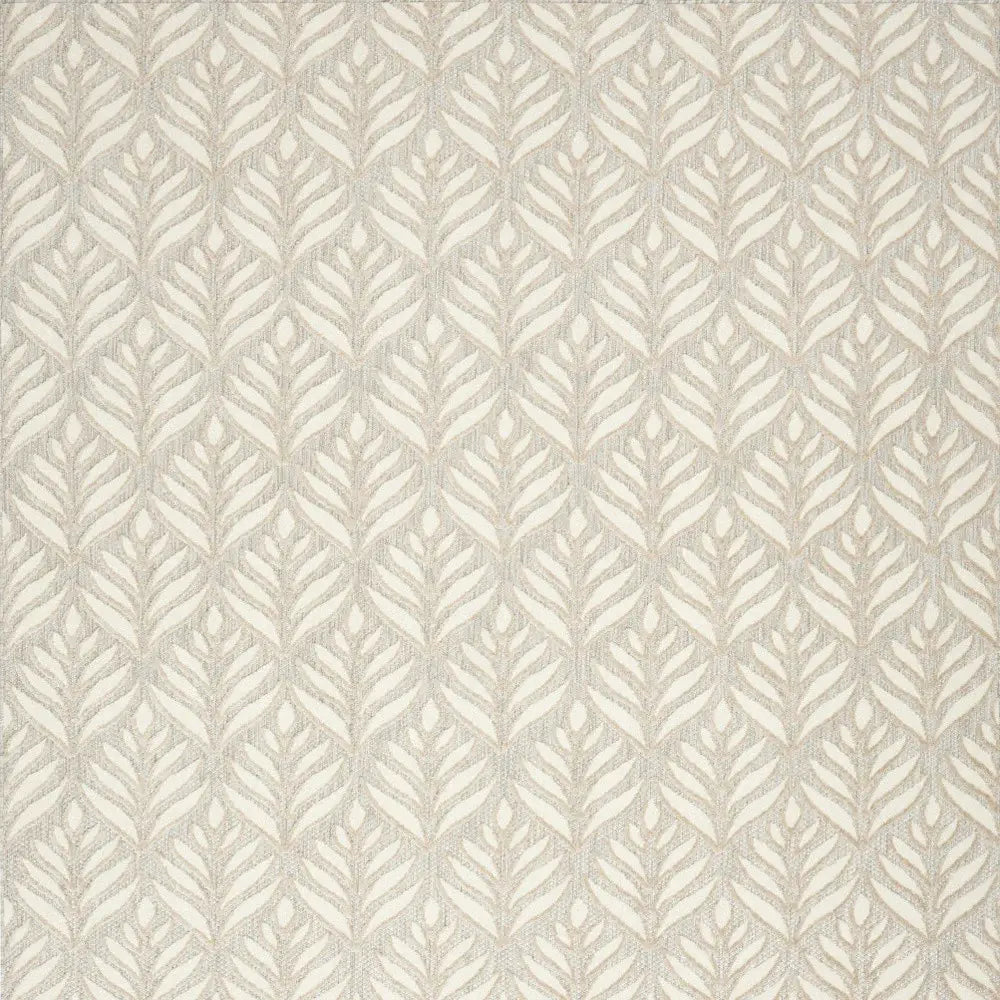 5' X 8' Ivory And Grey Floral Stain Resistant Non Skid Area Rug - Homeroots - Flyclothing LLC
