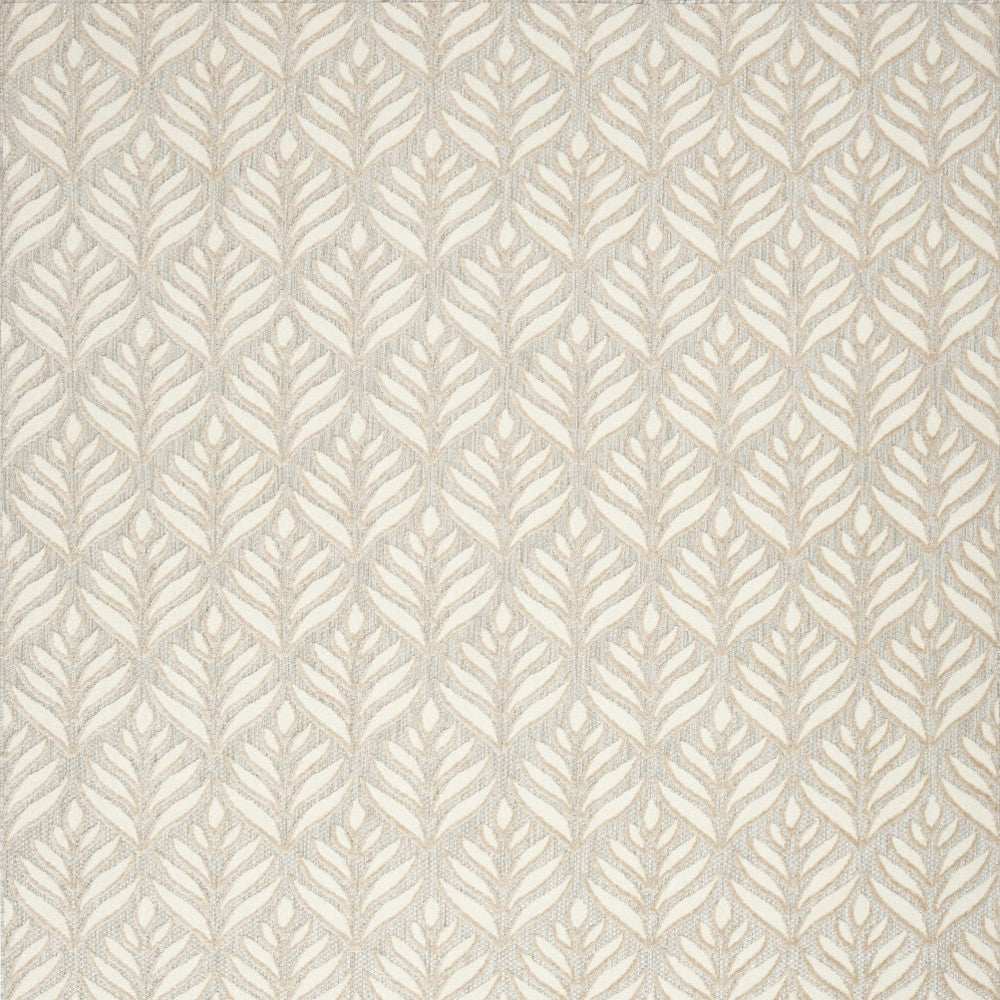 5' X 8' Ivory And Grey Floral Stain Resistant Non Skid Area Rug - Homeroots - Flyclothing LLC