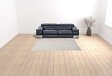 6' X 9' Grey Floral Stain Resistant Non Skid Area Rug - Homeroots - Flyclothing LLC