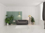 4' X 6' Grey Floral Stain Resistant Non Skid Area Rug - Homeroots - Flyclothing LLC
