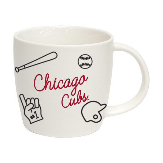 Chicago Cubs 18oz Playmaker Mug - Logo Brands - Flyclothing LLC