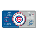 MLB - Chicago Cubs Embossed Metal License Plate - Logo Brands - Flyclothing LLC