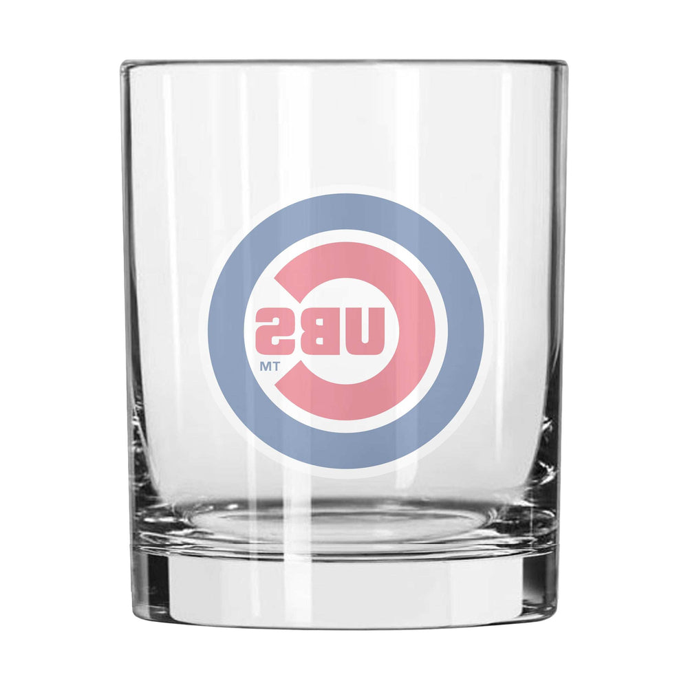 Chicago Cubs 14oz Swagger Rocks Glass - Logo Brands - Flyclothing LLC