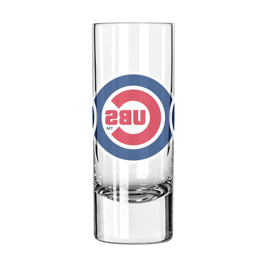 Chicago Cubs 2.5oz Swagger Shooter Glass - Logo Brands - Flyclothing LLC