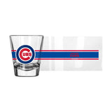 Chicago Cubs 2oz Stripe Shot Glass - Logo Brands - Flyclothing LLC