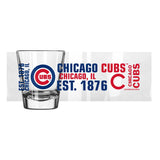 Chicago Cubs 2oz Spirit Shot Glass - Logo Brands - Flyclothing LLC