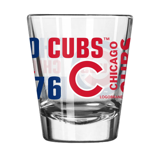Chicago Cubs 2oz Spirit Shot Glass - Logo Brands - Flyclothing LLC