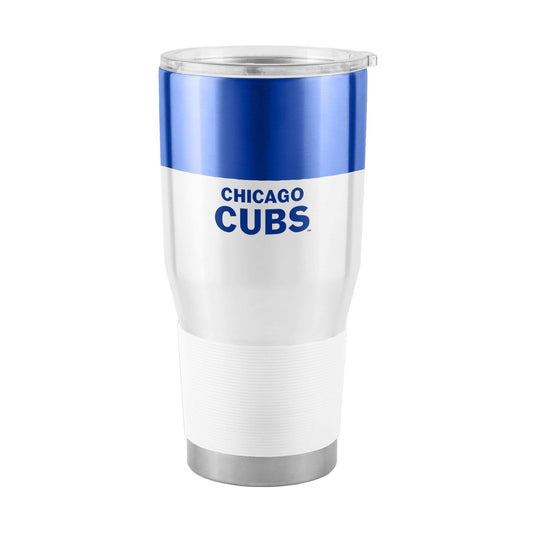 Chicago Cubs 30oz Colorblock Stainless Tumbler - Logo Brands - Flyclothing LLC