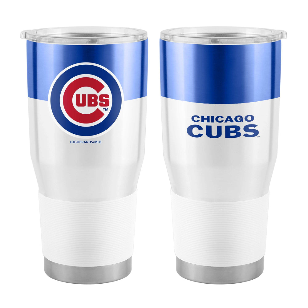 Chicago Cubs 30oz Colorblock Stainless Tumbler - Logo Brands - Flyclothing LLC