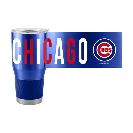 Chicago Cubs Overtime 30oz Stainless Tumbler - Logo Brands - Flyclothing LLC