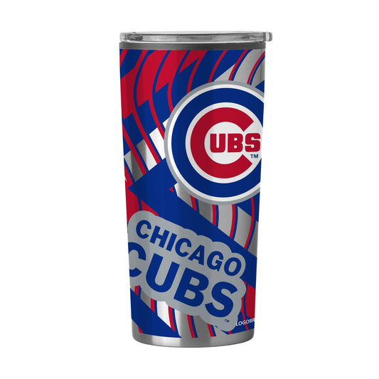 Chicago Cubs 20oz Flex Plastic Wall Stainless Tumbler - Logo Brands - Flyclothing LLC