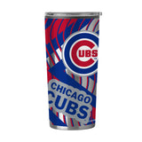 Chicago Cubs 20oz Flex Plastic Wall Stainless Tumbler - Logo Brands - Flyclothing LLC