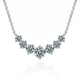 1.7 Carat Moissanite 925 Sterling Silver Necklace - Trendsi - Flyclothing LLC