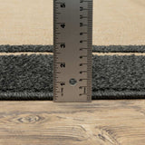 2' X 3' Beige and Black Stain Resistant Indoor Outdoor Area Rug - Homeroots - Flyclothing LLC