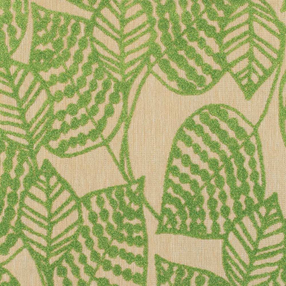 2' X 3' Beige and Black Floral Stain Resistant Indoor Outdoor Area Rug - Homeroots - Flyclothing LLC