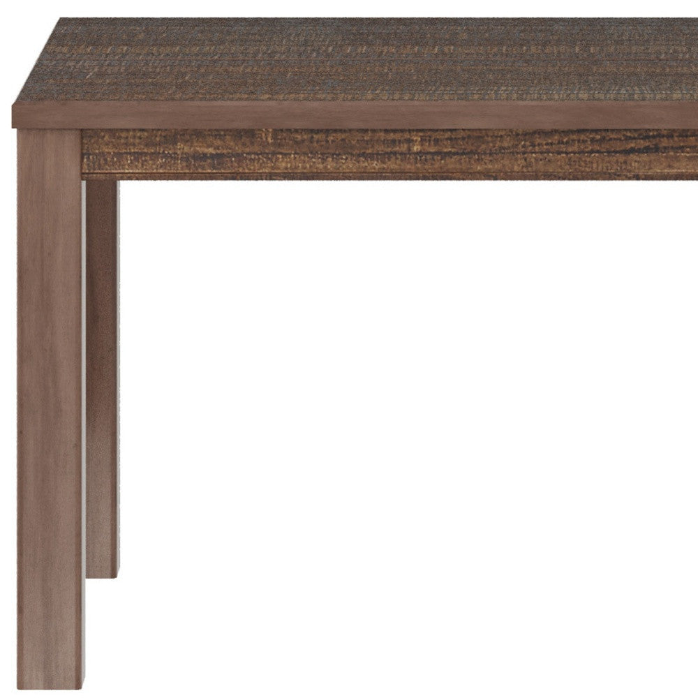 35" Espresso Solid Wood Dining Table - Homeroots - Flyclothing LLC