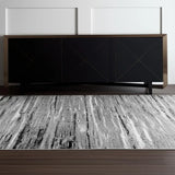 4' X 6' Grey Abstract Area Rug - Homeroots - Flyclothing LLC