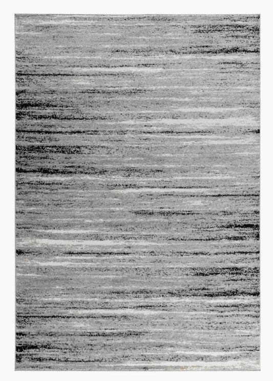 7' X 10' Grey Abstract Area Rug - Homeroots - Flyclothing LLC