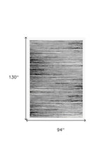 8' X 11' Grey Abstract Area Rug - Homeroots - Flyclothing LLC