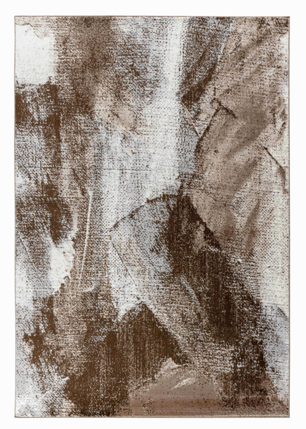 4' X 6' Brown Abstract Area Rug - Homeroots - Flyclothing LLC