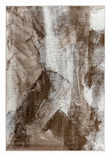 7' X 10' Brown Abstract Area Rug - Homeroots - Flyclothing LLC