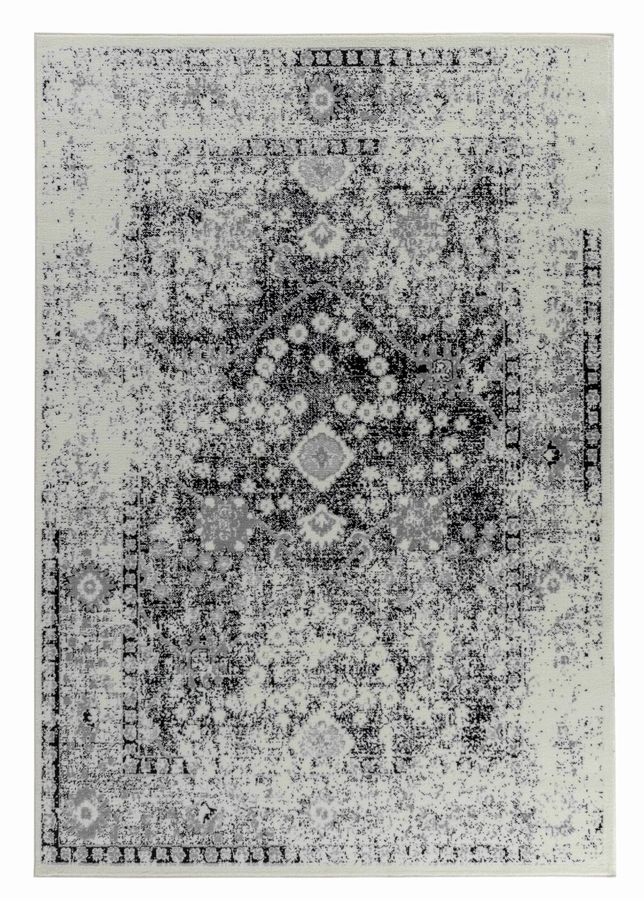 8' X 11' Black Oriental Area Rug - Homeroots - Flyclothing LLC