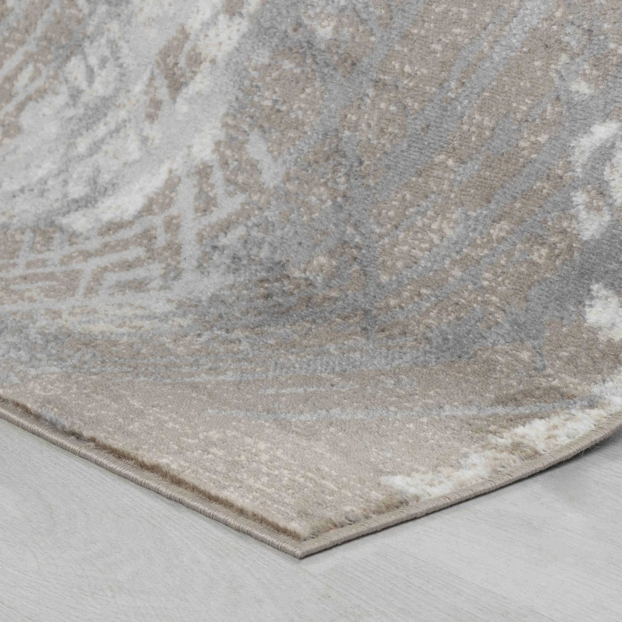 4' X 6' Brown Abstract Area Rug - Homeroots - Flyclothing LLC
