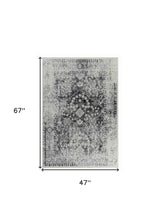 4' X 6' Brown Abstract Area Rug - Homeroots - Flyclothing LLC