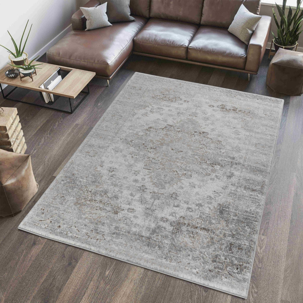 5' X 8' Brown Oriental Area Rug - Homeroots - Flyclothing LLC