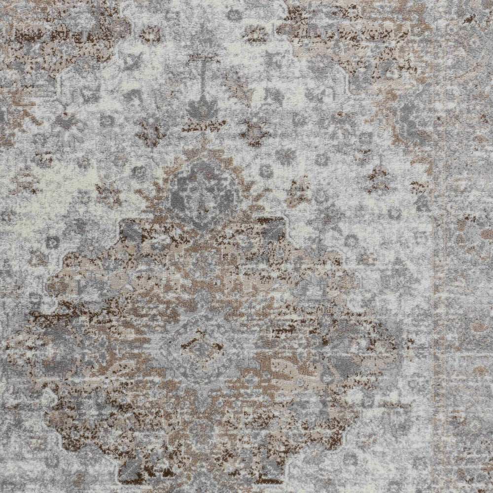 5' X 8' Brown Oriental Area Rug - Homeroots - Flyclothing LLC