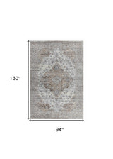 8' X 11' Brown Oriental Area Rug - Homeroots - Flyclothing LLC